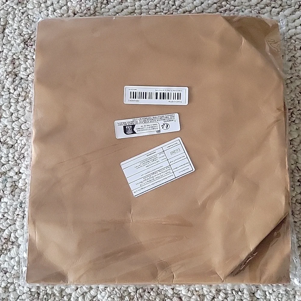 High-Quality Thick Washable Kraft Paper Storage Bags And Clear Plastic Boxes